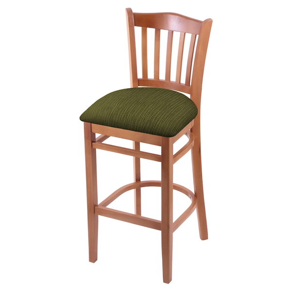 25" Counter Stool, Medium Finish, Graph Parrot Seat
